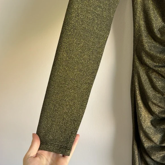 Veronica Beard Ruched Elson Dress, Bronze - Size S - Picture 2 of 6